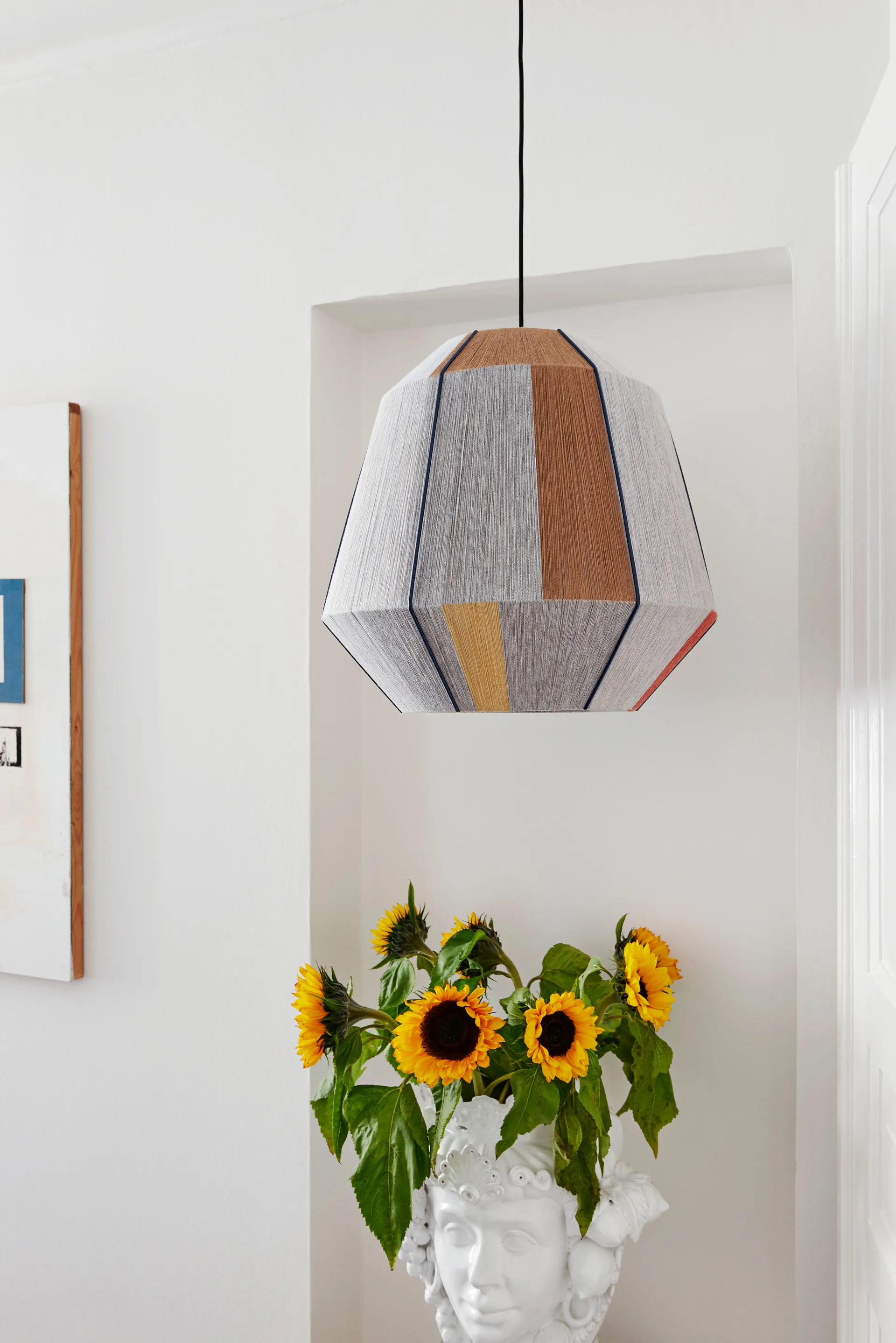 Bonbon Shade lampeskærm Ø50 cm, Earth tones HAY