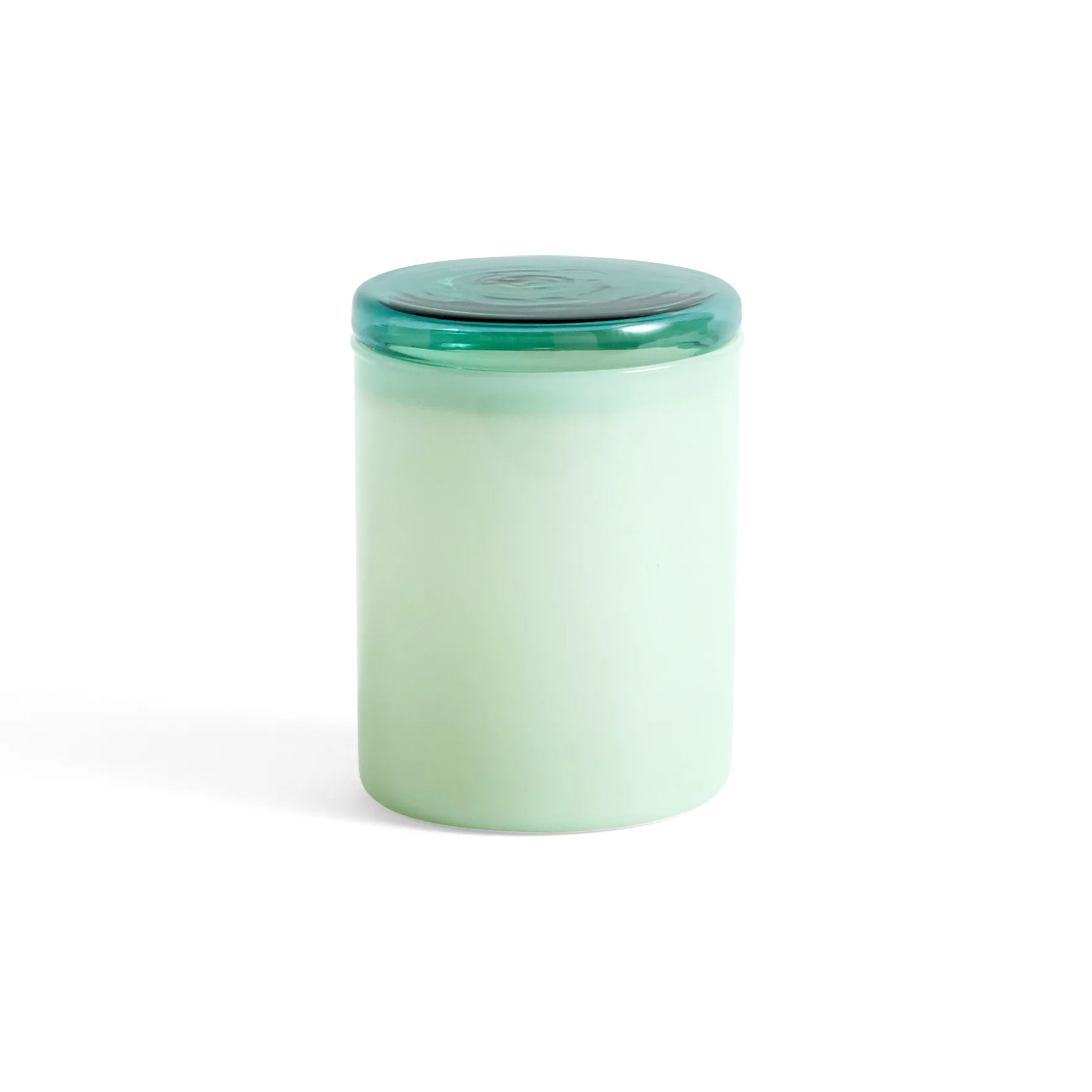 Borosilicate opbevaringskrukke glas S 35 cl, Jade green HAY