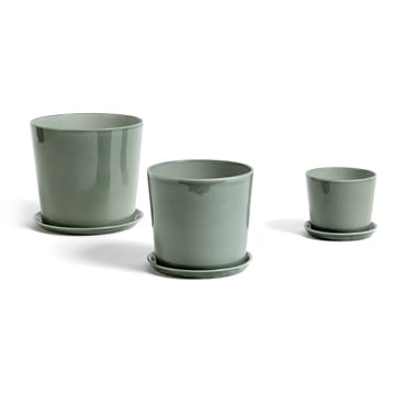 Botanical Family underfad til urtepotte L - Dusty green - HAY