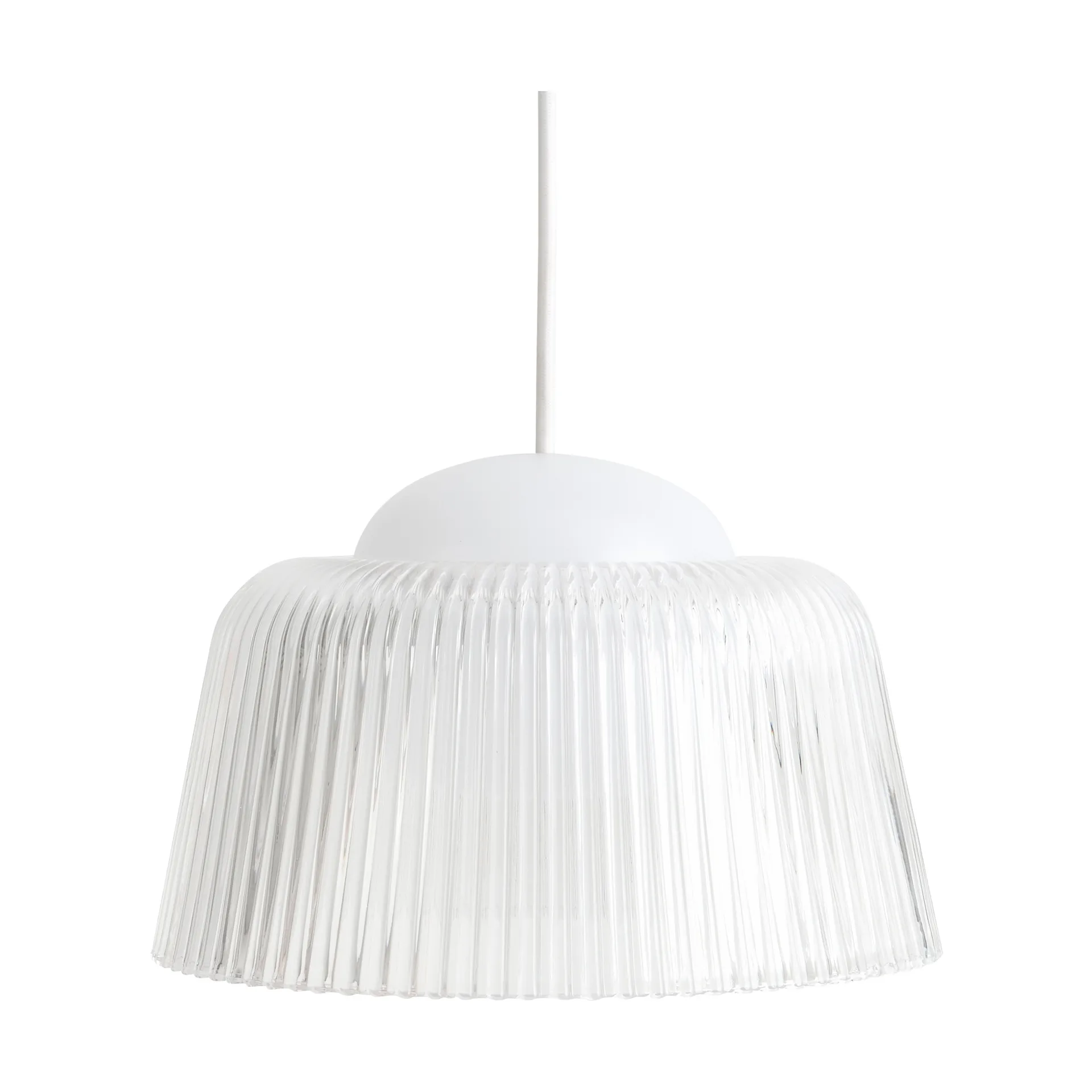 Brim Bottle pendel Ø24,5 cm, Clear glass HAY