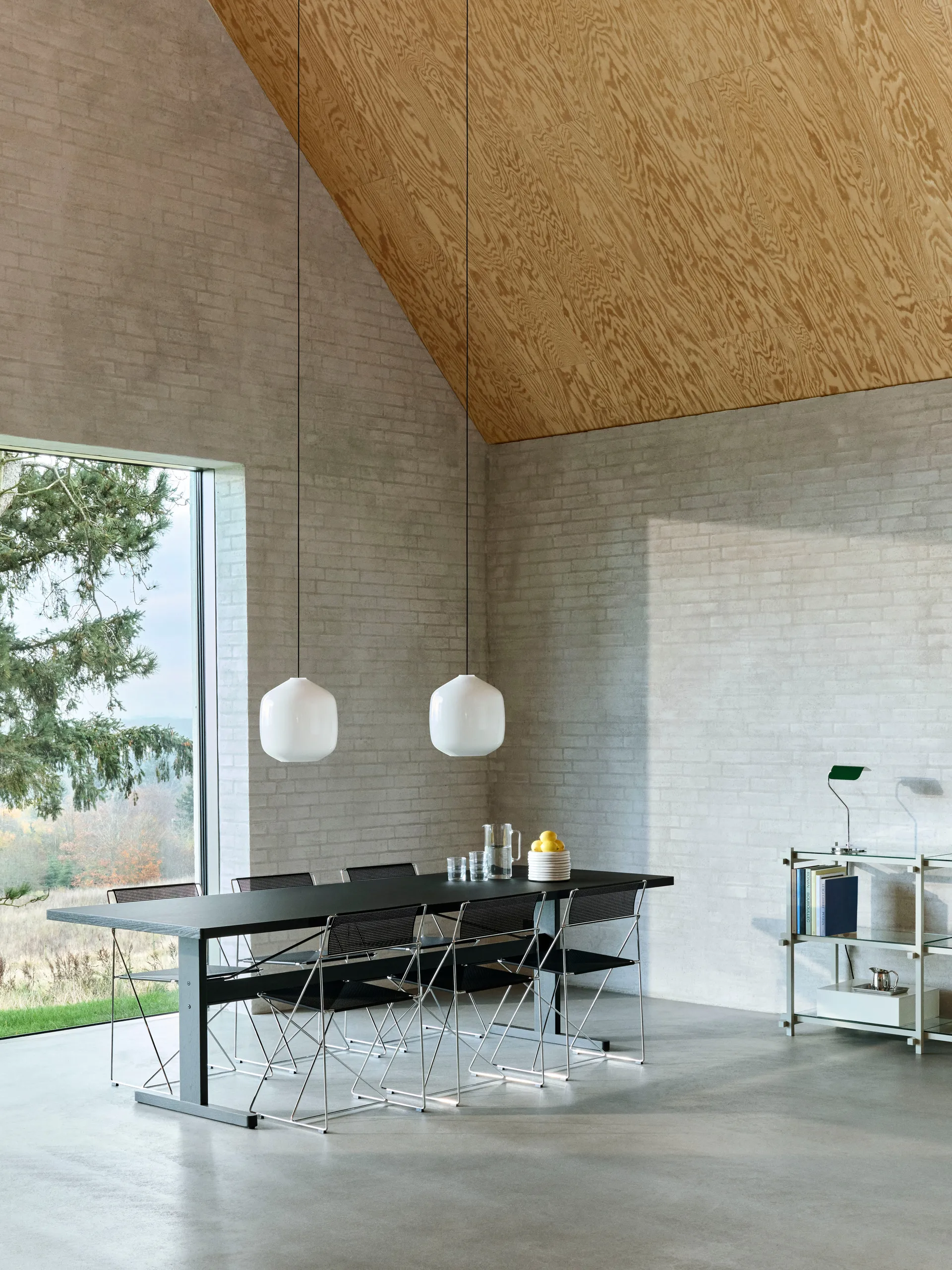 Buoy pendel Ø30 cm, Opal glass-pastel lilac HAY