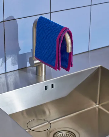 Canteen opvaskeklud 31x31 cm 2-pak - Blue/Fuchsia-Beige/Yellow - HAY