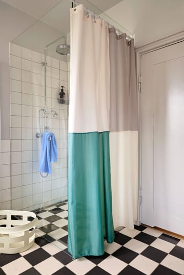 Check badeforhæng 180x200 cm - Green - HAY