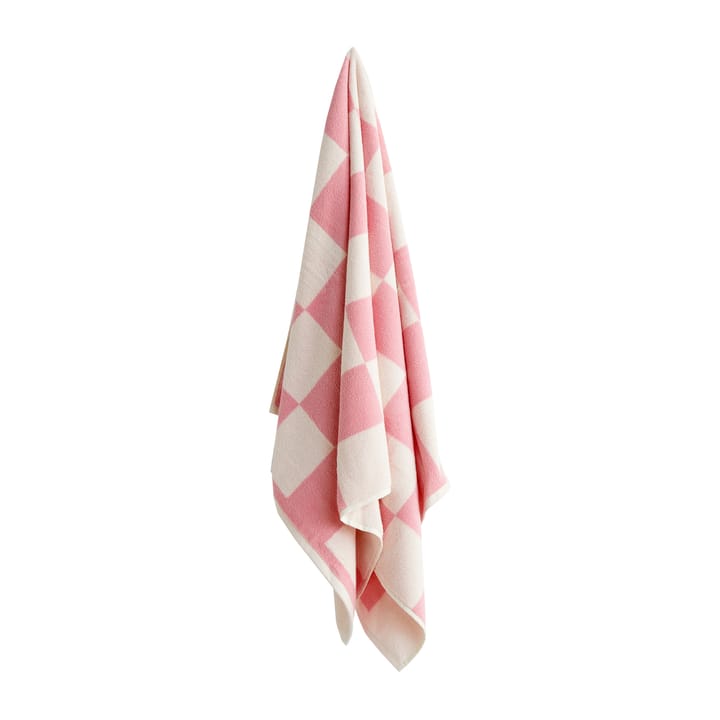 Check badehåndklæde 70x136 cm - Pink - HAY