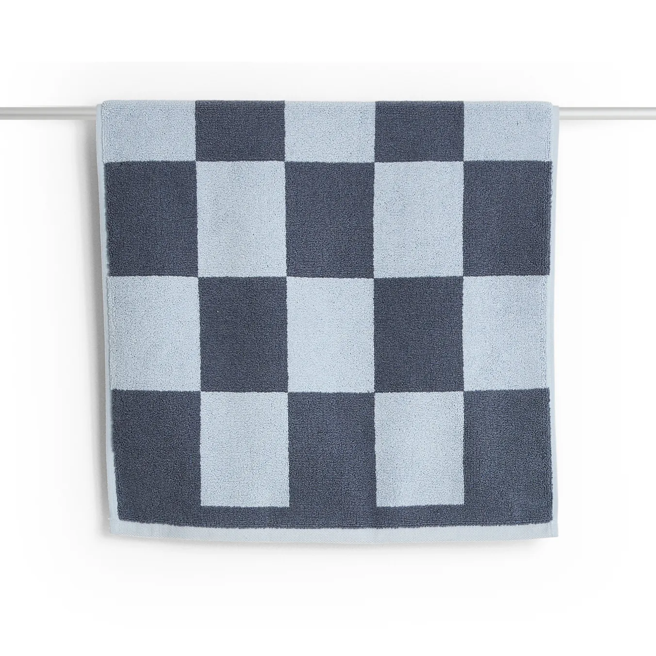 Check bademåtte 50x90 cm, Steel blue HAY