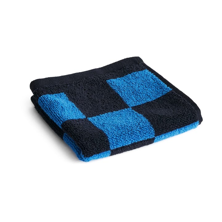 Check håndklæde 30x30 cm - Cobolt blue - HAY