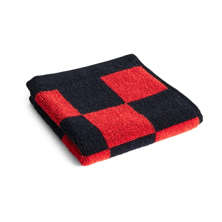 Check håndklæde 30x30 cm - Poppy red - HAY