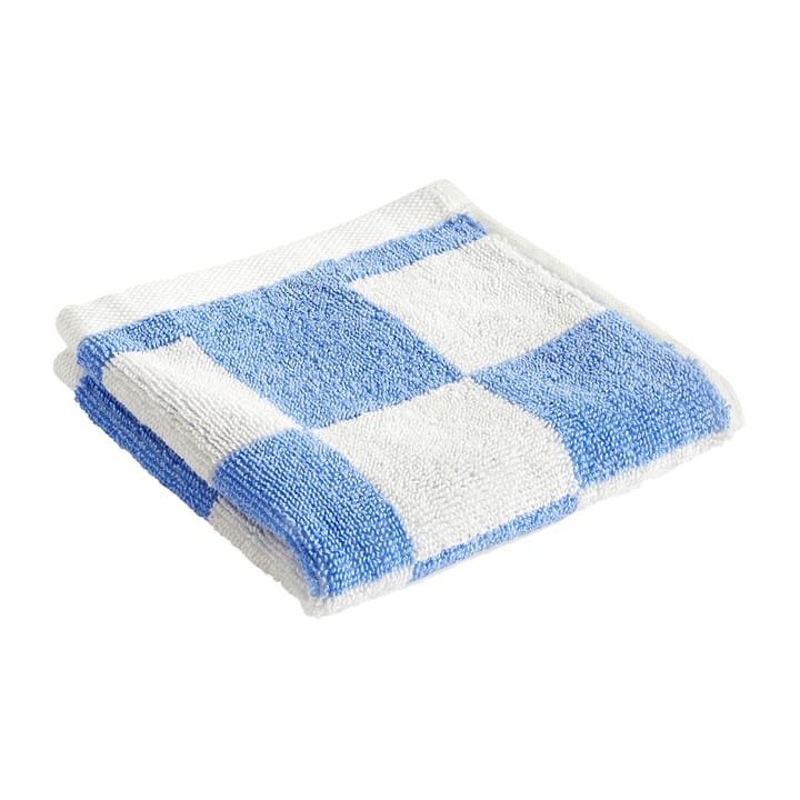 Check håndklæde 30x30 cm - Sky blue - HAY