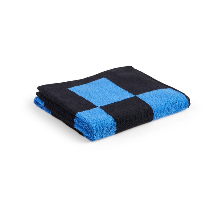 Check håndklæde 50x90 cm - Cobolt blue - HAY