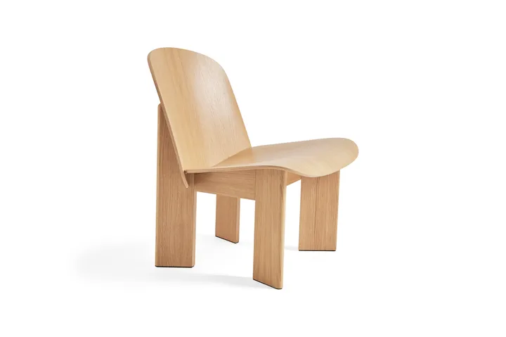 Chisel lounge chair - Lakeret eg - HAY