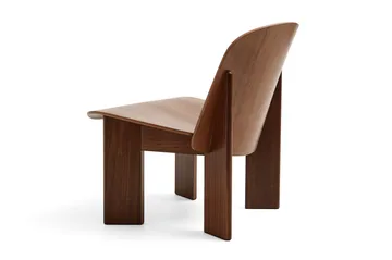 Chisel lounge chair - Lakeret valnød - HAY