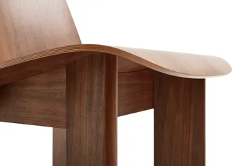 Chisel lounge chair - Lakeret valnød - HAY