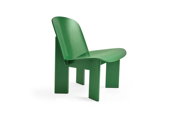 Chisel lounge chair - Lush green lakeret bøg - HAY