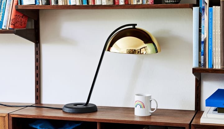 Cloche bordlampe, Polished brass HAY