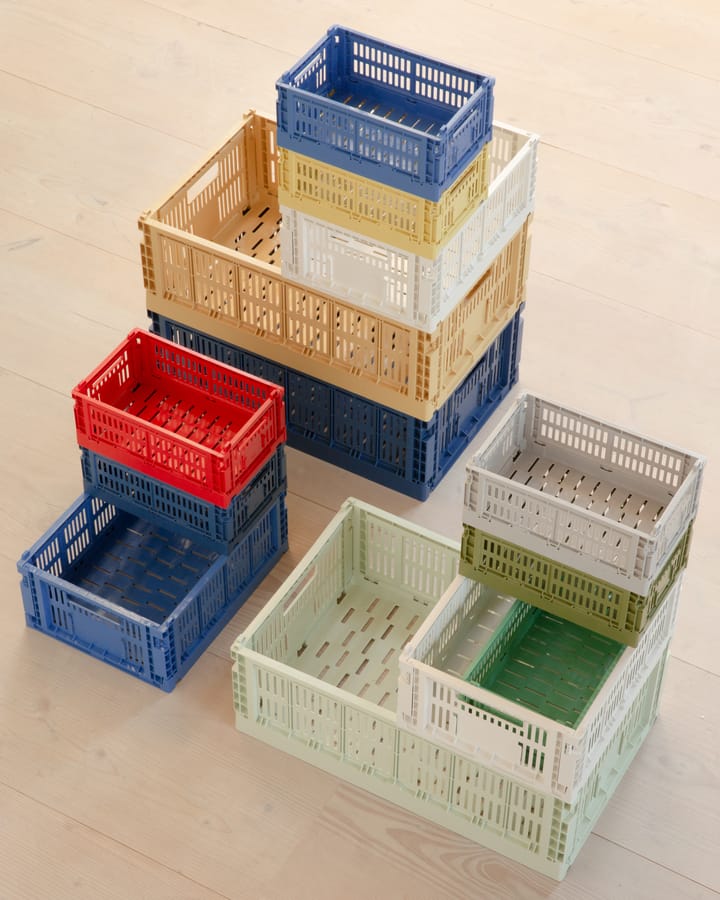 Colour Crate L 34,5x53 cm, Dark blue HAY