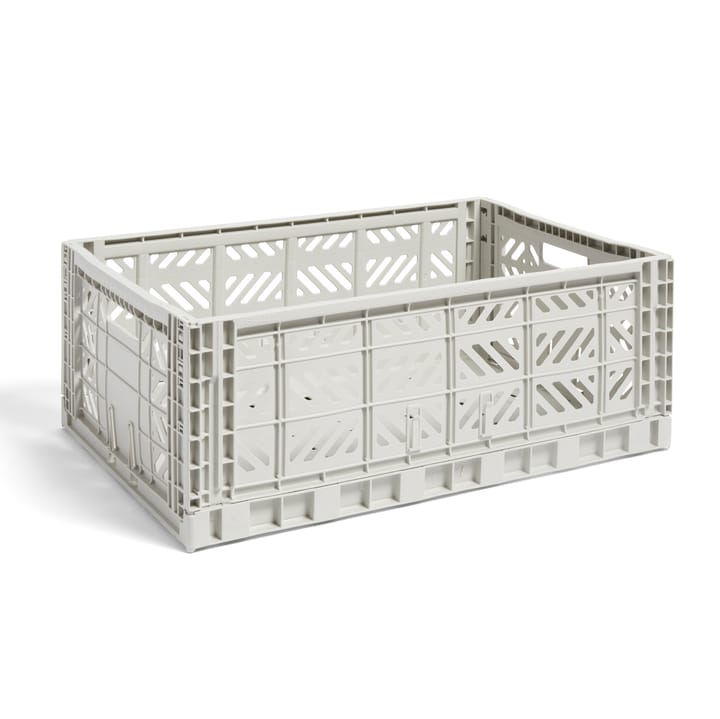 Colour Crate L 40x60 cm - Light grey - HAY