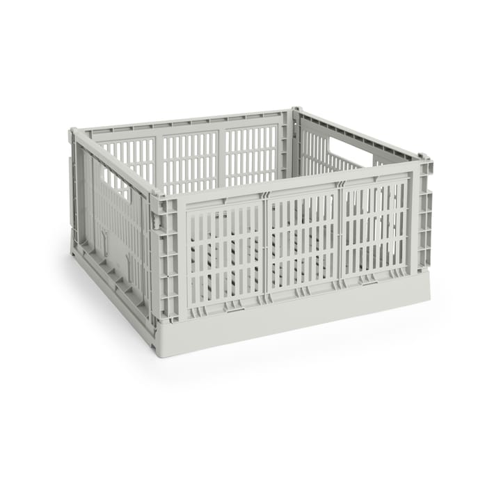 Colour Crate L Square 42x42 cm - Grey - HAY