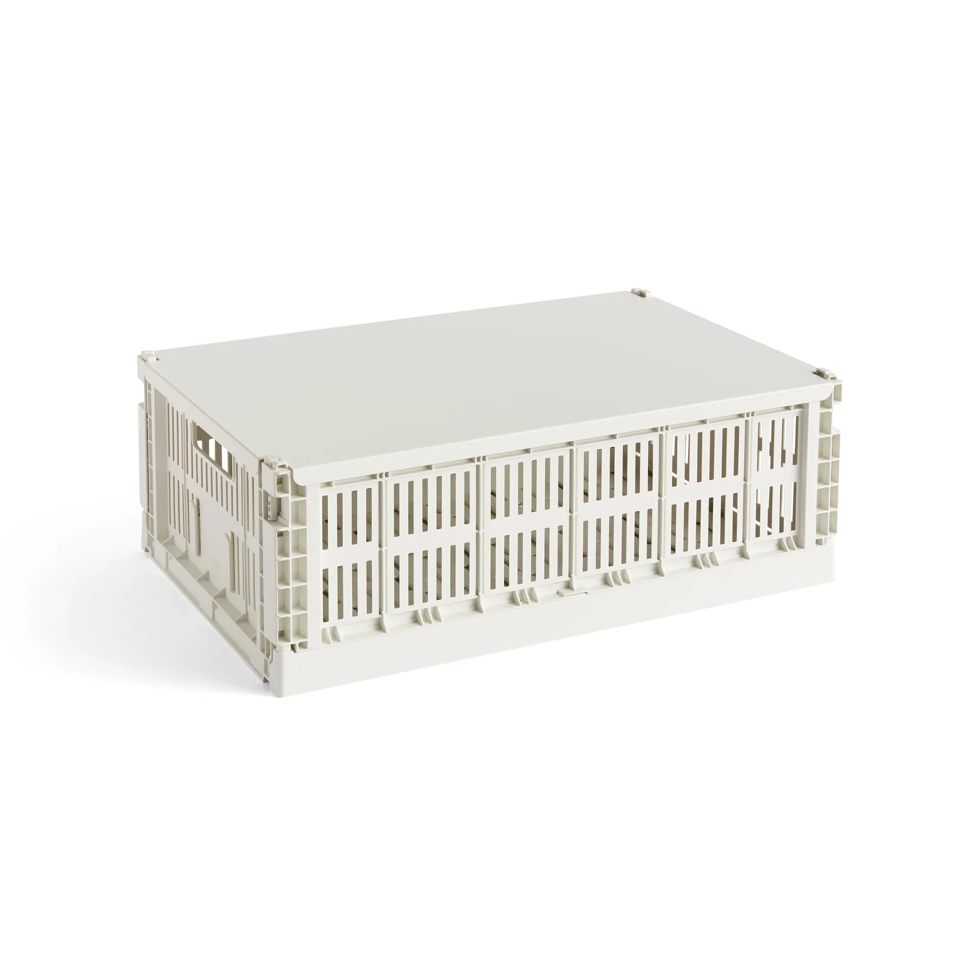 Colour Crate låg large, Offwhite HAY