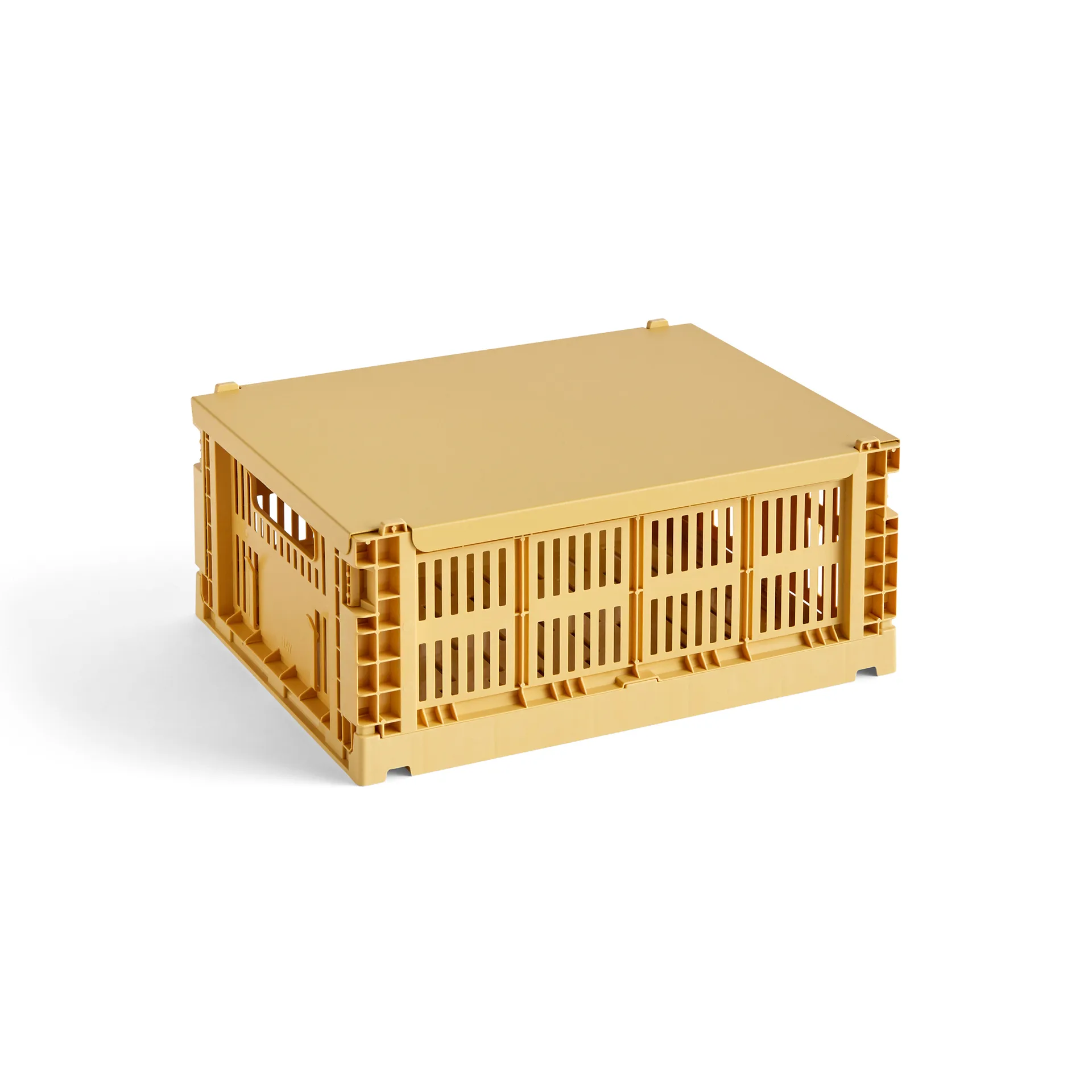 Colour Crate låg medium, Golden yellow HAY
