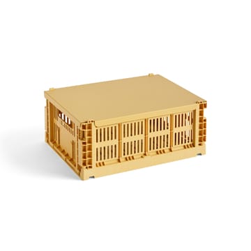 Colour Crate låg medium - Golden yellow - HAY