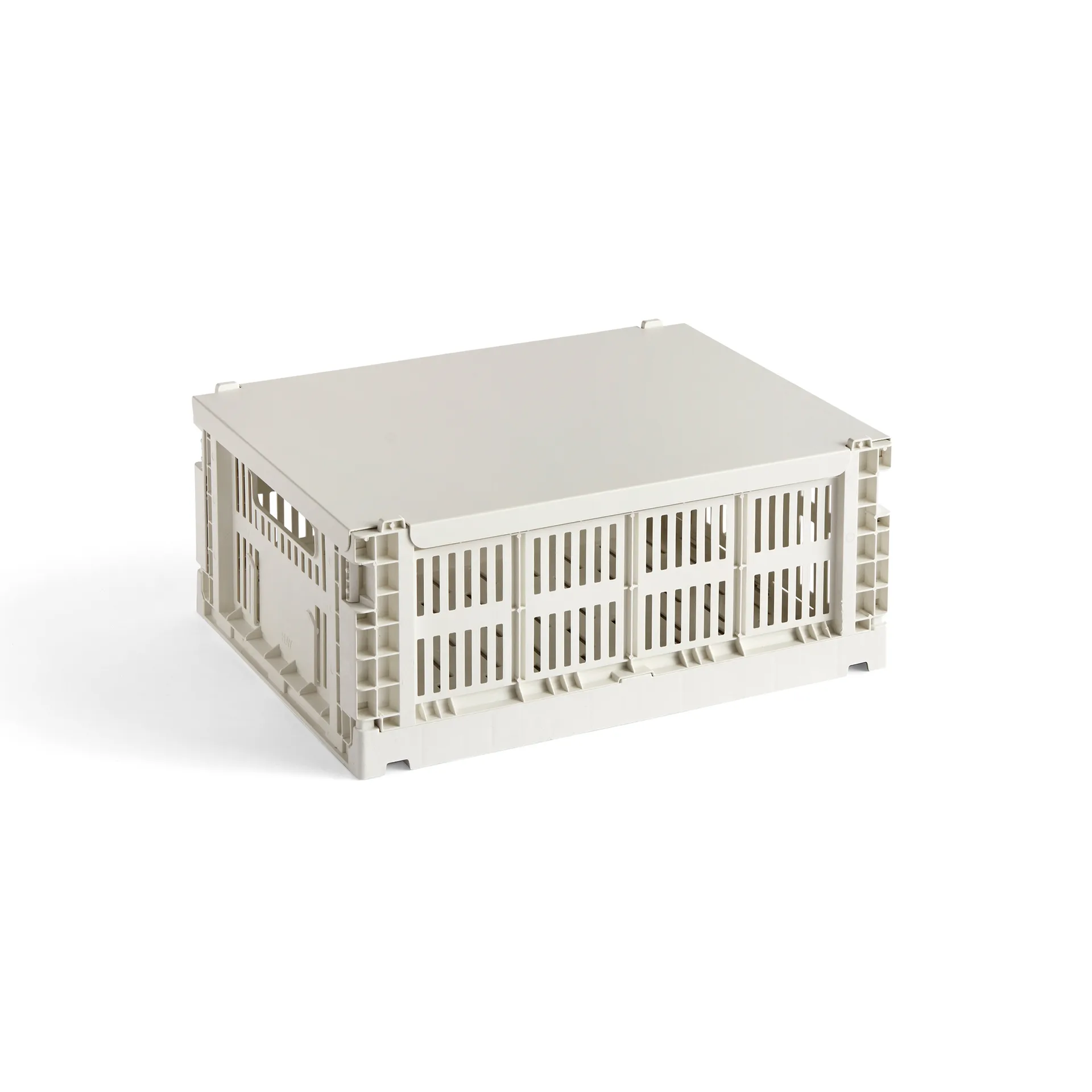 Colour Crate låg medium, Offwhite HAY