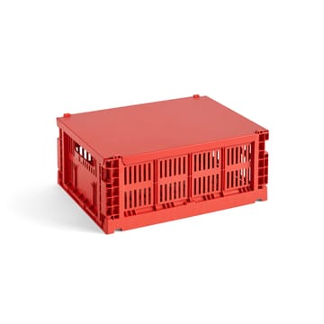 Colour Crate låg medium - Red - HAY