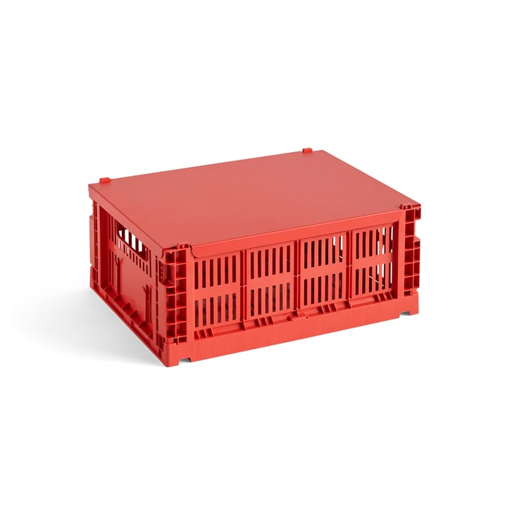 Colour Crate låg medium - Red - HAY