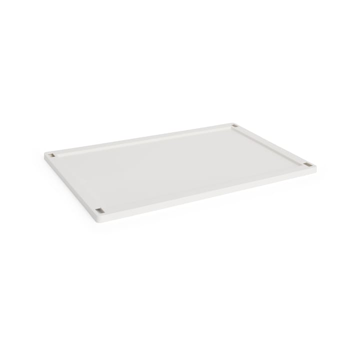 Colour Crate låg plastic large - Off white - HAY