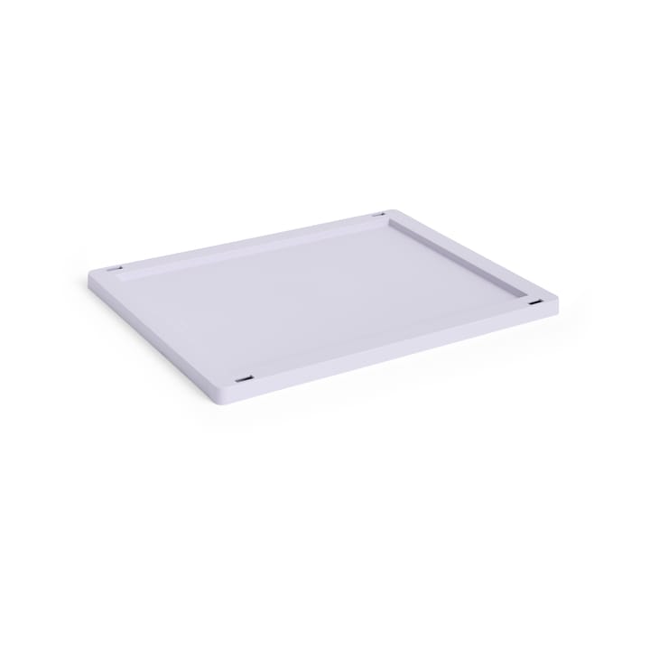 Colour Crate låg plastic medium - Lavender - HAY