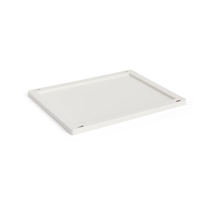 Colour Crate låg plastic medium - Off white - HAY