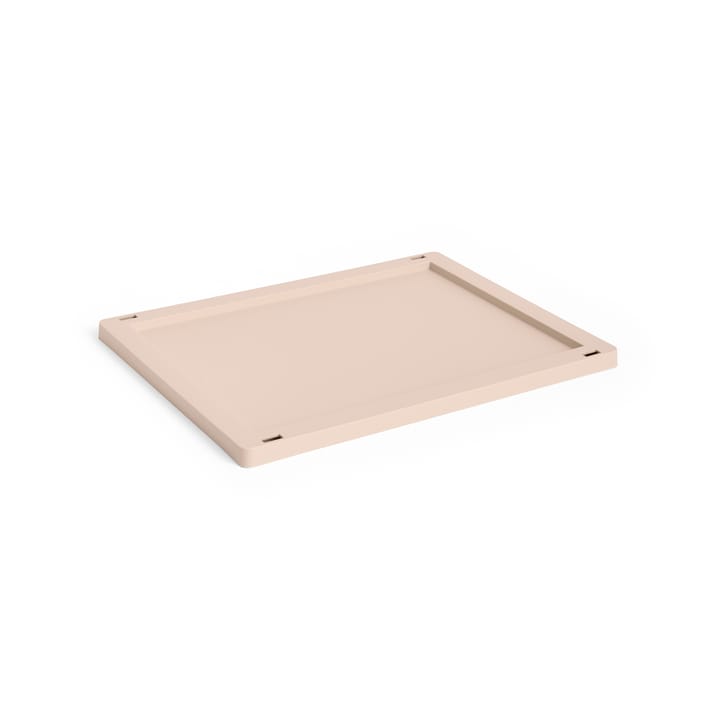 Colour Crate låg plastic medium - Powder - HAY