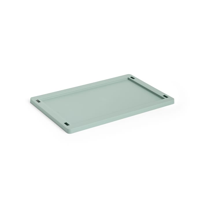 Colour Crate låg plastic small - Sage green - HAY
