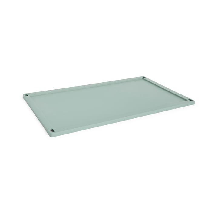Colour Crate låg plastic x-large - Sage green - HAY