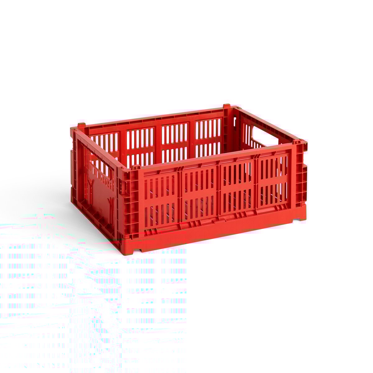 HAY Colour Crate M 26,5x34,5 cm Red | Skandinavisk Design | Opbevaringskurve | Rød