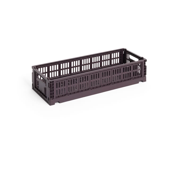 Colour Crate Mini Oblong 13x34,5 cm - Bordeaux - HAY