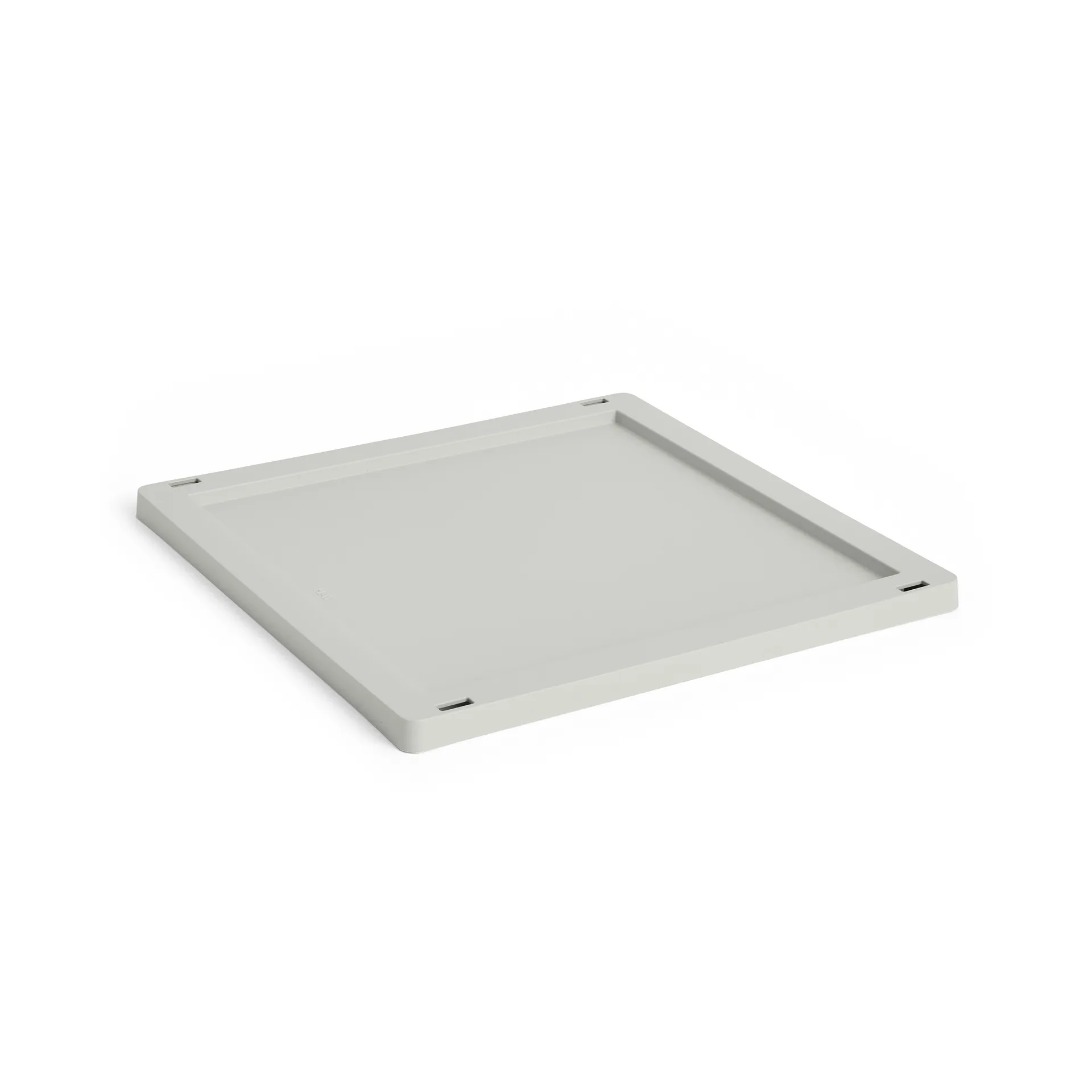 Colour Crate Square/Cube låg plastic medium, Grey HAY