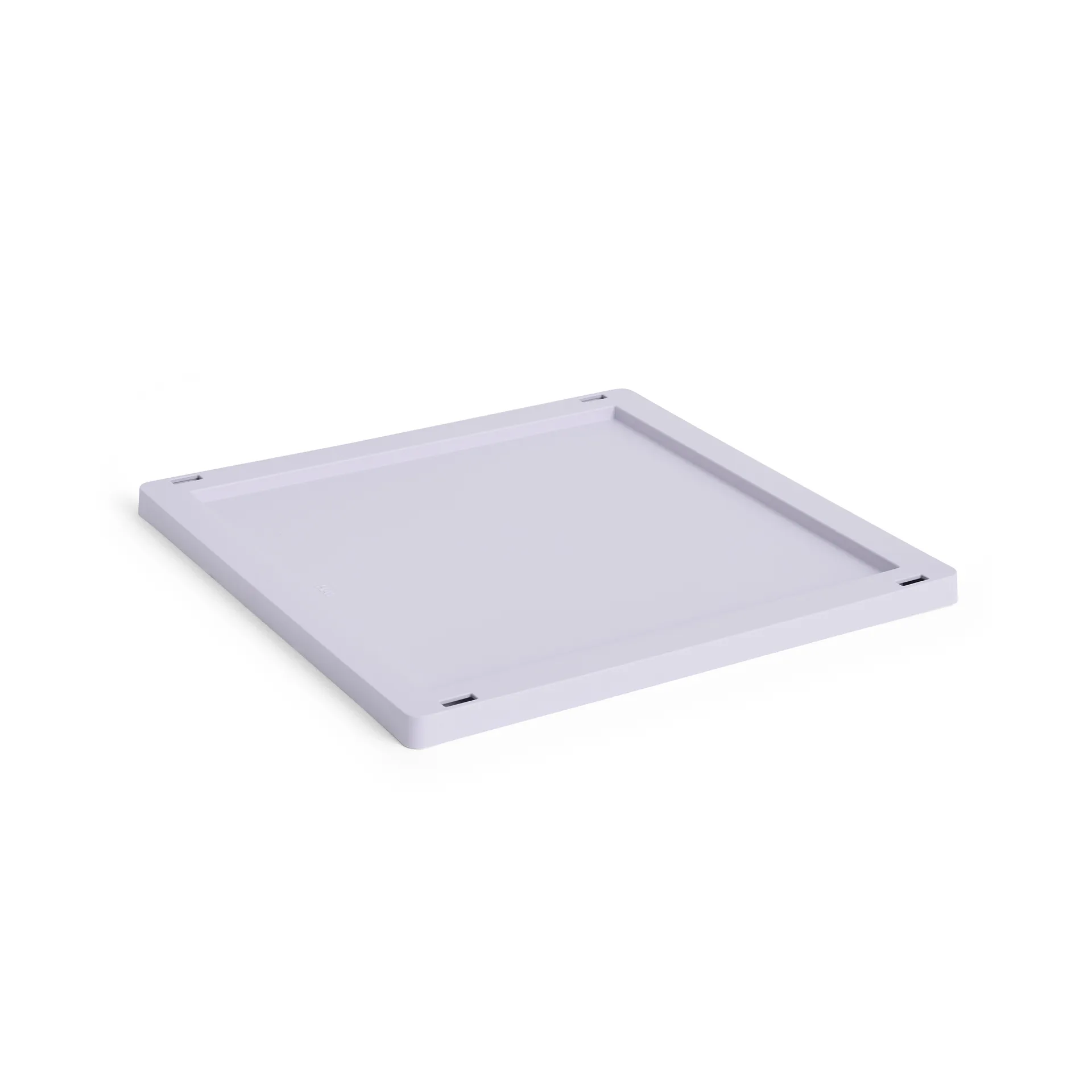 Colour Crate Square/Cube låg plastic medium, Lavender HAY