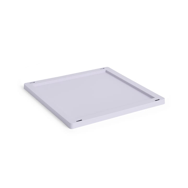 Colour Crate Square/Cube låg plastic medium - Lavender - HAY