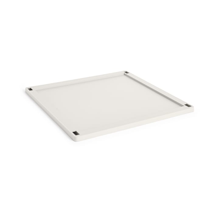 Colour Crate Square/Cube låg plastic medium - Off white - HAY