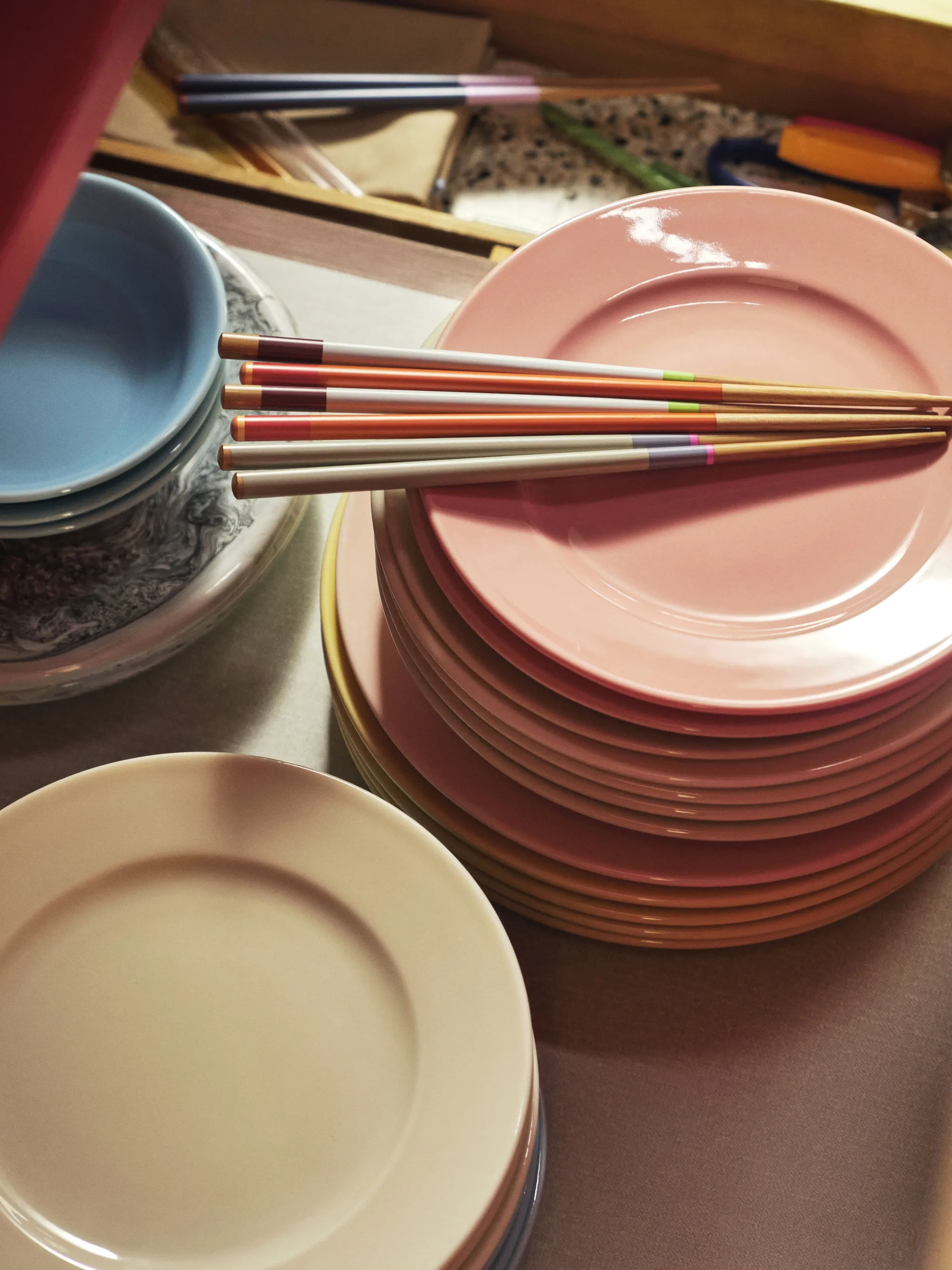 Colour spisepinde 6-pak, Multi HAY