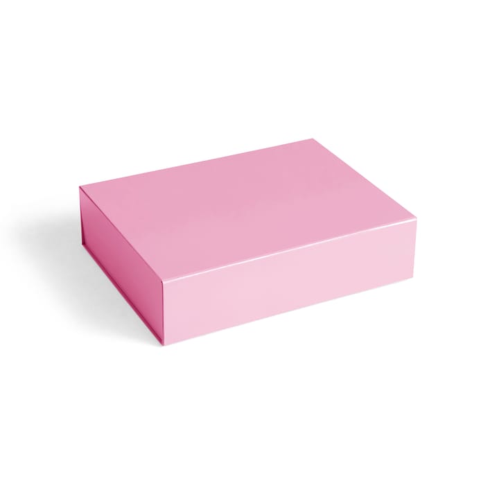 Colour Storage S æske med låg 25,5x33 cm - Light pink - HAY