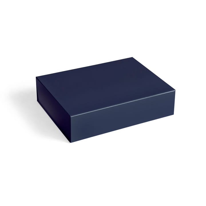 Colour Storage S æske med låg 25,5x33 cm - Midnight blue - HAY