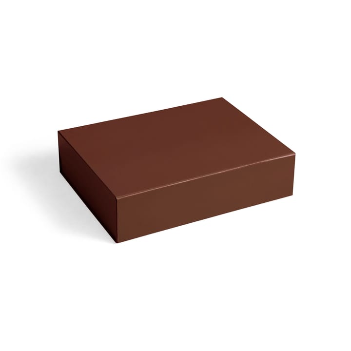 Colour Storage S æske med låg 25,5x33 cm - Milk chocolate - HAY
