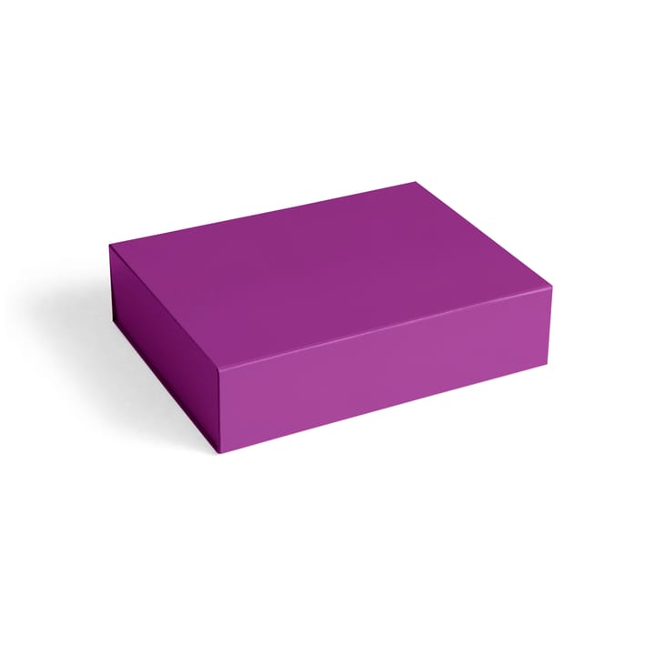 Colour Storage S æske med låg 25,5x33 cm - Vibrant purple - HAY
