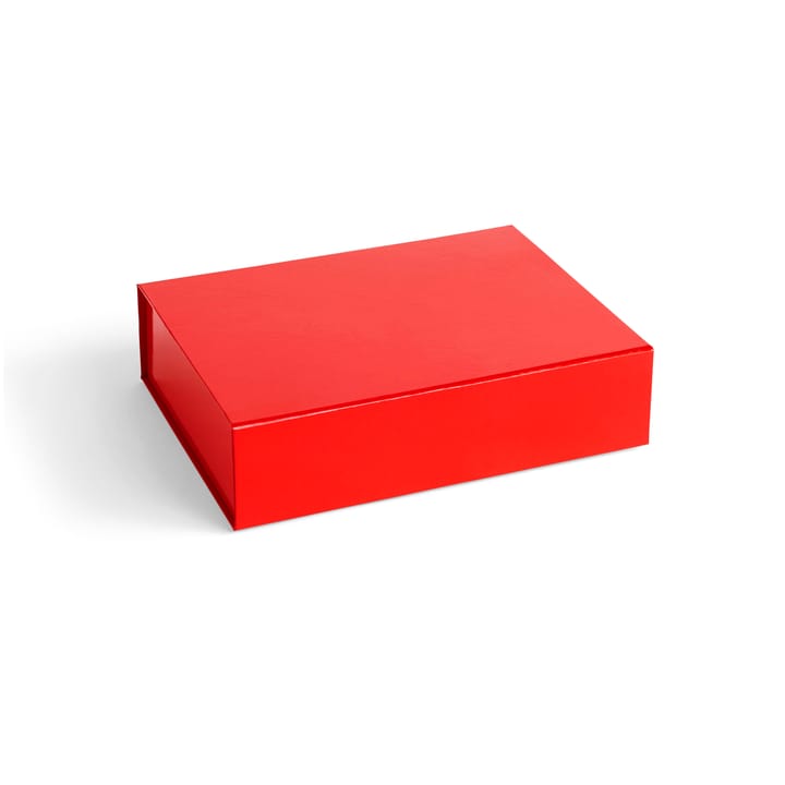 Colour Storage S æske med låg 25,5x33 cm - Vibrant red - HAY