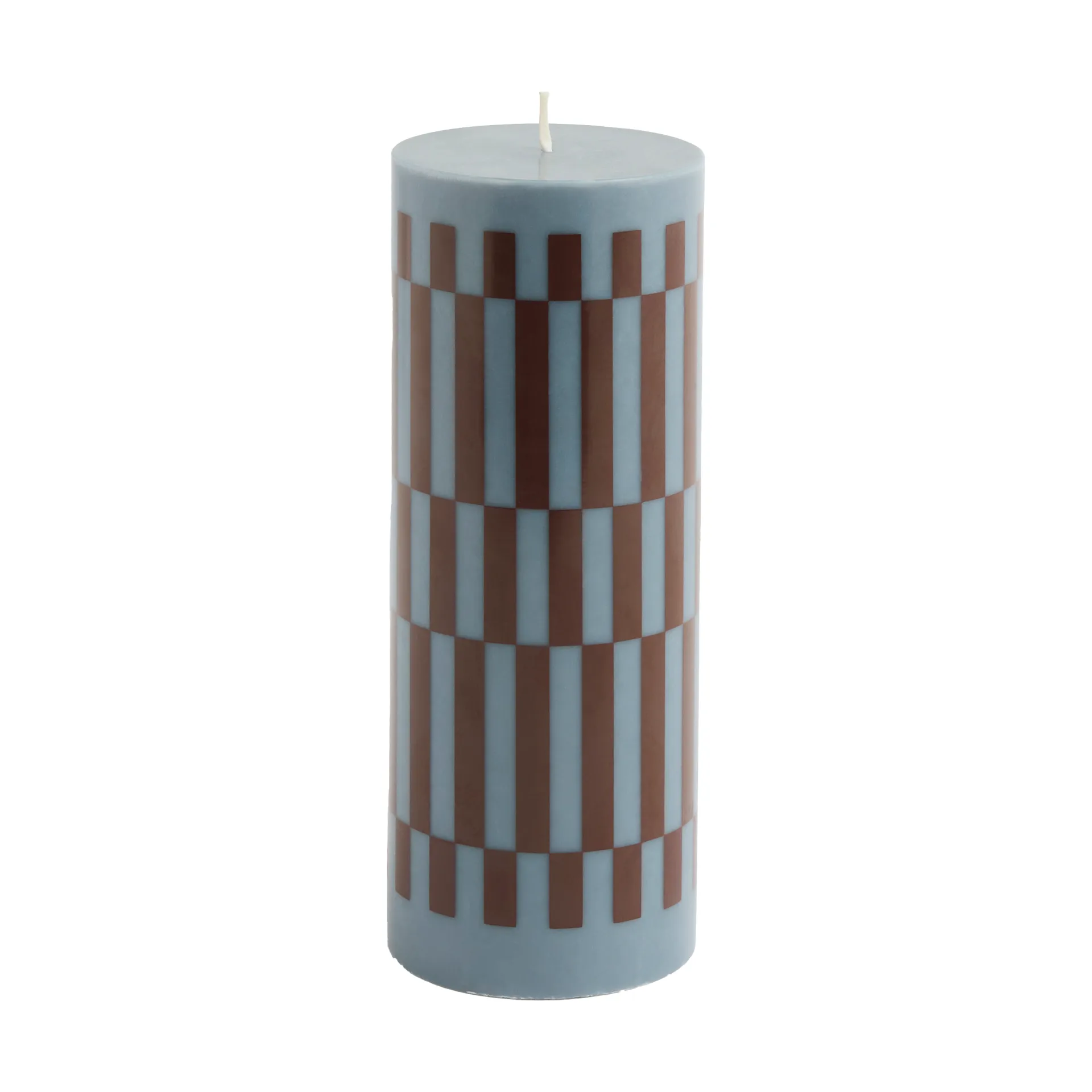 Column Candle bloklys medium 20 cm, Anthrachite-bordeaux HAY