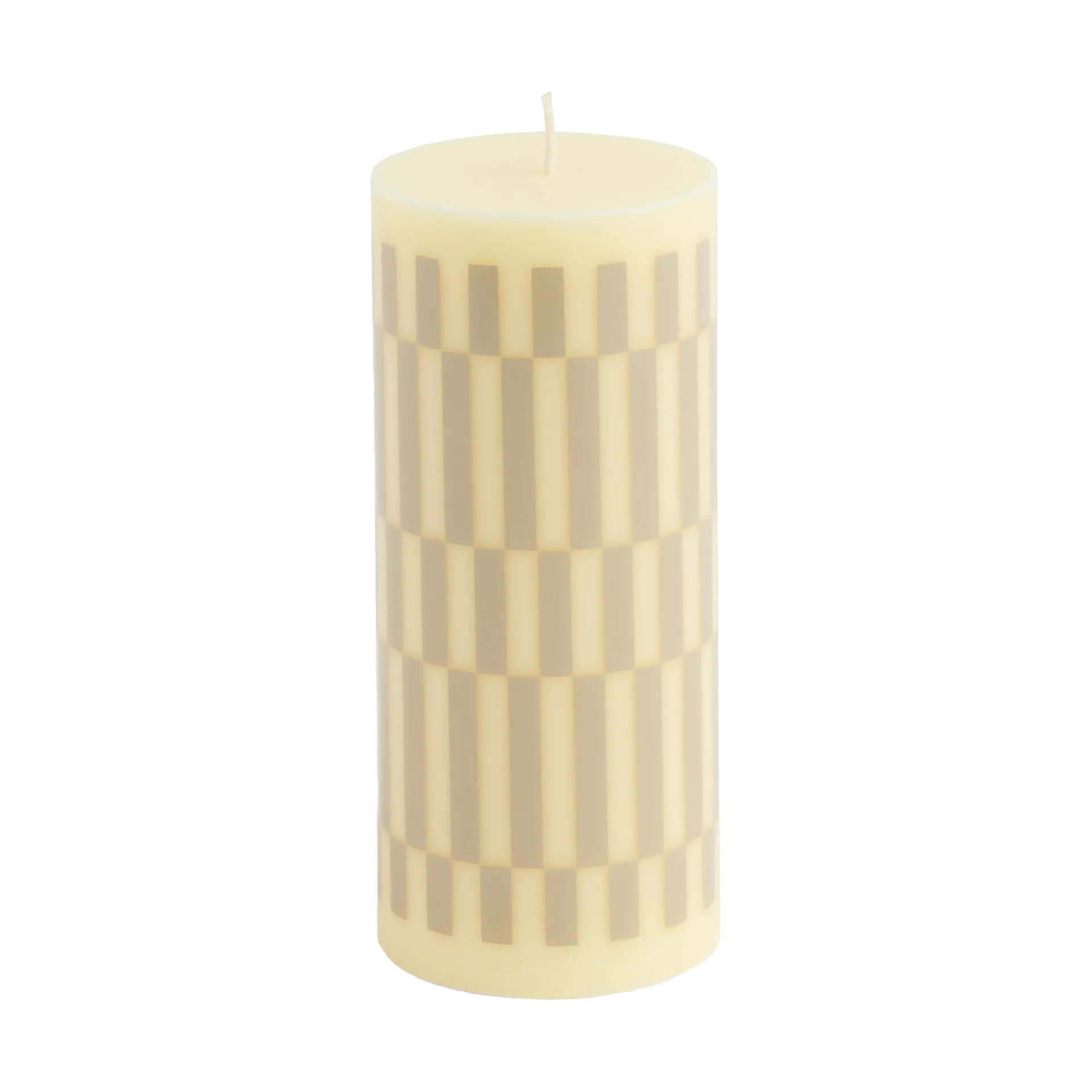 Column Candle bloklys small 15 cm, Cream-sand HAY