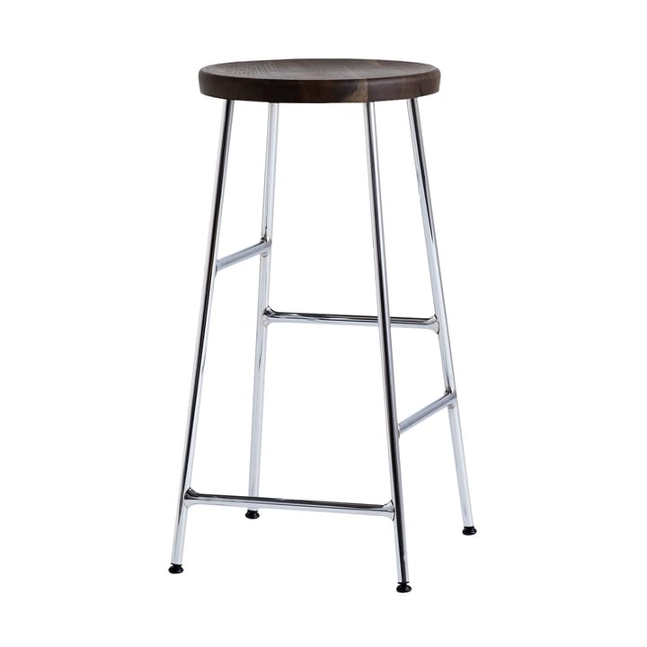 Cornet barstol 65 cm - Smoked oiled oak-chrome - HAY