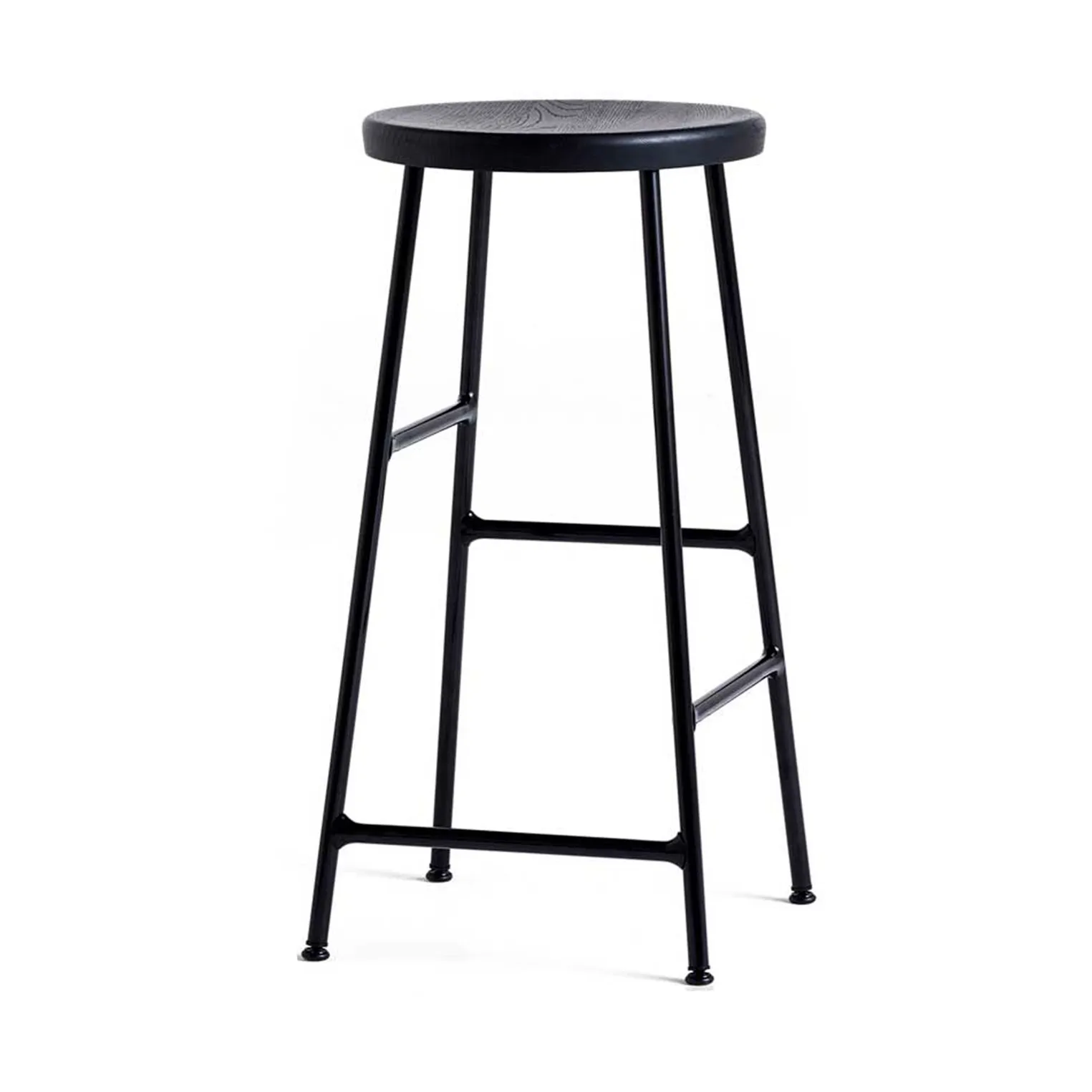 Cornet rund barstol 65 cm, Soft black oak-soft black HAY