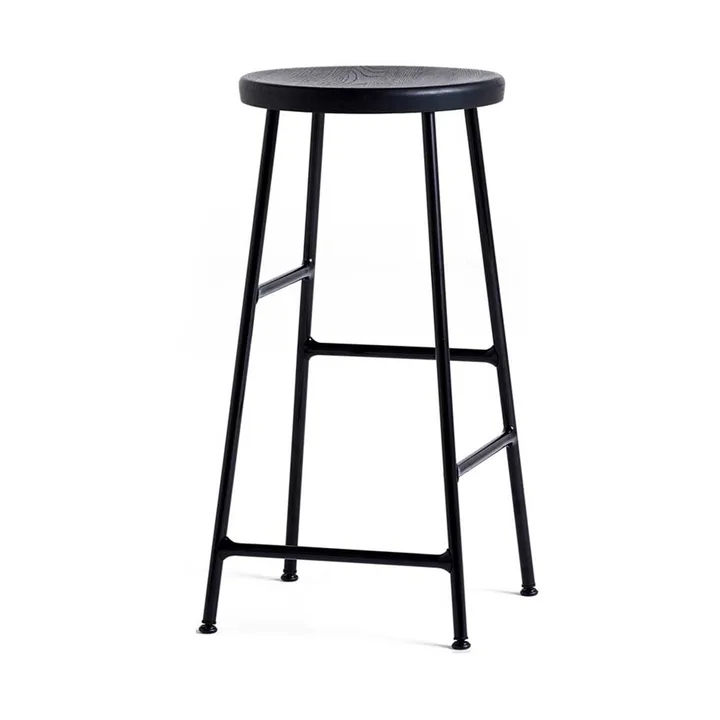 Cornet rund barstol 65 cm - Soft black oak-soft black - HAY